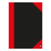 Bantex 100302815 cuaderno y block A4 96 hojas Negro, Rojo
