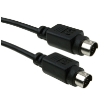 ICIDU S-Video Cable, 5m S-Video kábel 2 M S-Video (4-pin) Fekete