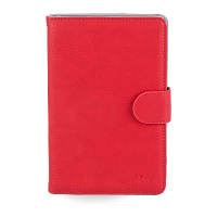 Rivacase 3012 17,8 cm (7") Custodia a libro Rosso