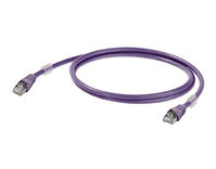 Weidmüller Cat6A S/FTP 0.5m Netzwerkkabel Violett 0,5 m S/FTP (S-STP)