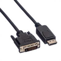 Value Câble DisplayPort DP M - DVI(24+1) M, LSOH 2,0m