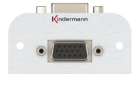 Kindermann 7441000584 Steckdose VGA Aluminium