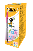 BIC Cristal Fun Naranja Bolígrafo 20 pieza(s)