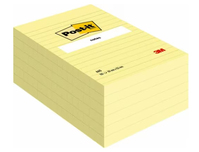 3M 7100172753 note paper Rectangle Yellow 100 sheets Self-adhesive