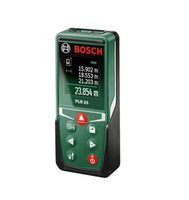 Bosch PLR 25 Medidor láser de distancias Negro, Verde 25 m