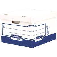Fellowes 4461601 Aufbewahrungsbox Rechteckig Papier Blau, Weiß