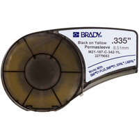 Brady M21-187-C-342-YL étiquette à imprimer Jaune Imprimante d'étiquette non-adhésive