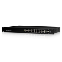 Ubiquiti EdgeSwitch 24 250W Vezérelt L2/L3 Gigabit Ethernet (10/100/1000) Ethernet-áramellátás (PoE) támogatása 1U Fekete
