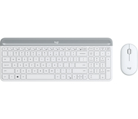 Logitech MK470 tastiera Mouse incluso RF Wireless QWERTY Inglese UK Bianco