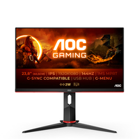 AOC G2 24G2U/BK Computerbildschirm 60,5 cm (23.8") 1920 x 1080 Pixel Full HD LED Schwarz, Rot