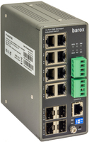 Barox RY-804GBTME switch Gestionado L2/L3 Gigabit Ethernet (10/100/1000) Negro