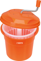 Saro Rena 121 Salatschleuder Orange Kurbel/Griff
