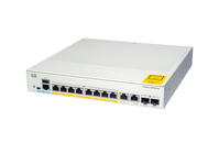 Cisco Catalyst 1000-8P-E-2G-L Network Switch, 8 Gigabit Ethernet (GbE) PoE+ Ports, 670W PoE Budget, two 1 G SFP/RJ-45 Combo Ports, Fanless Operation, Enhanced Limited Lifetime W...