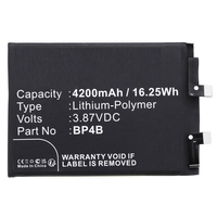 CoreParts MBXMP-BA1778 mobiltelefon alkatrész Akkumulátor Fekete