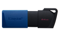 Kingston Technology DataTraveler Exodia M USB flash meghajtó 64 GB USB A típus 3.2 Gen 1 (3.1 Gen 1) Fekete, Kék