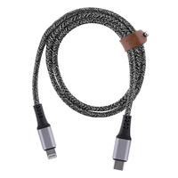 T'nB CBLTCLTD Lightning-kabel 1,5 m Zwart, Grijs