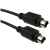 ICIDU S-Video Cable, 5m S-Video kábel 2 M S-Video (4-pin) Fekete