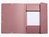 Exacompta Sammelmappe mit gummizug und 3 klappen, colorspan 400g, 24x32cm, skandi - altrosa - neu