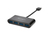 Kensington UH4000 USB 3.2 Gen 1 (3.1 Gen 1) Type-A 5000 Mbit/s Fekete