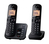 Panasonic KX-TGC222EB telefon Telefon w systemie DECT Nazwa i identyfikacja dzwoniącego Czarny