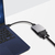 ALOGIC U3DVVG-ADP Adaptador gráfico USB 2048 x 1152 Pixeles Negro, Plata