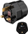 Goobay 45352 netstekker adapter Type F Type G (VK) Zwart