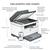 HP LaserJet Stampante multifunzione M234sdw, Bianco e nero, Stampante per Piccoli uffici, Stampa, copia, scansione, Stampa fronte/retro; Scansione verso e-mail; Scansione su PDF