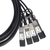 ATGBICS 10202 Extreme Compatible Direct Attach Copper Breakout Cable 40G QSFP+ to 4x10G SFP+ (1m, Passive)
