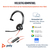 POLY Blackwire 3310 Monaurales USB-C-Headset + USB-C/A-Adapter