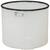 Auffangbehälter Runder Behälter CTB, Polyethylen, 100 Liter, 450mm Ø, 680mm Höhe, Farbe Natur