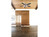 Deckenventilator mit Licht JERRY Zugschalter, Buche/Graphit Ø130cm