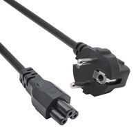 Kabel zasilający do notebooka Akyga AK-NB-08C koniczynka CU CEE 7/7 / IEC C5 1m