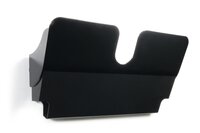 Durable A4 Magnetic Literature Holder Black | Wall-Mounted Display | FLEXIPLUS