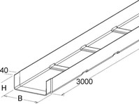 GFK-Kabelrinne KK 50.300