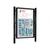 Vega Lockable Advertising Poster Display Case - (573100) 1760 x 1210mm Double sided - RAL 5010 - Gentian Blue