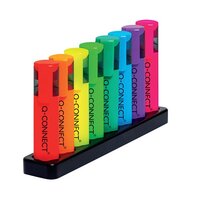 Q-Connect Deskset With 8 Neon Highlighters KF11399