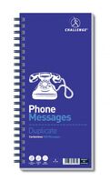 Challenge Wirebound Telephone Message Book 305 x 141mm 320 Messages 100080054