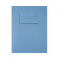 Silvine 9x7 inch/229x178mm Exercise Book Ruled Blue 80 Pages (Pack 10)