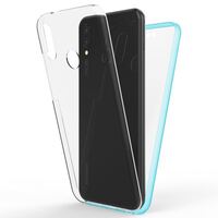 NALIA Full Body Case compatible with Huawei P20 Lite, Protective Front & Back Smart-Phone Hard-Cover Tempered Glass Screen Protector Slim-Fit Shockproof Bumper Ultra-Thin Skin E...