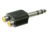 Audio-Adapter Klinke/Cinch, 1 x 6,35 mm-Klinkenstecker, stereo, 2 x Cinchkupplun