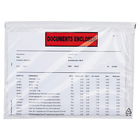 Dokumententaschen RAJA Eco bedruckt, "Lieferschein-Rechnung - Packing List-Invoice" 230 x 165 mm