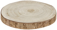 Deko-Holzscheiben Adema; 15x2 cm (ØxH); natur; 2 Stk/Pck