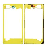 Compact Rear Frame Yellow for Sony Xperia Z1 Frame Yellow Handy-Ersatzteile