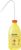Enghalsflaschen - Aceton, Gelb, LDPE, Transluzent, Rot/Schwarz, 250 ml