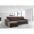 CHAISE LONGUE XL PETRA IZQ MARRON