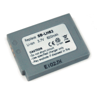 Akku für Samsung SB-LH82 Li-Ion 3,7 Volt 820 mAh grau