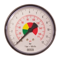 Druckmanometer 0-12 bar Ø 63 mm