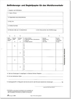 Beförderungs- und Begleitpapier - Block, 100 Blatt, DIN A4
