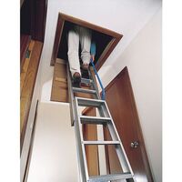 Premium two section loft ladder