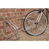 Adjustable wall mounted single cycle rack - pack of 3